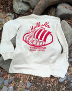 Resort: Valhalla Tee - Off White - T-Shirt - Horns of Odin