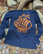 Resort: Valhalla Tee - Navy - T-Shirt - Horns of Odin