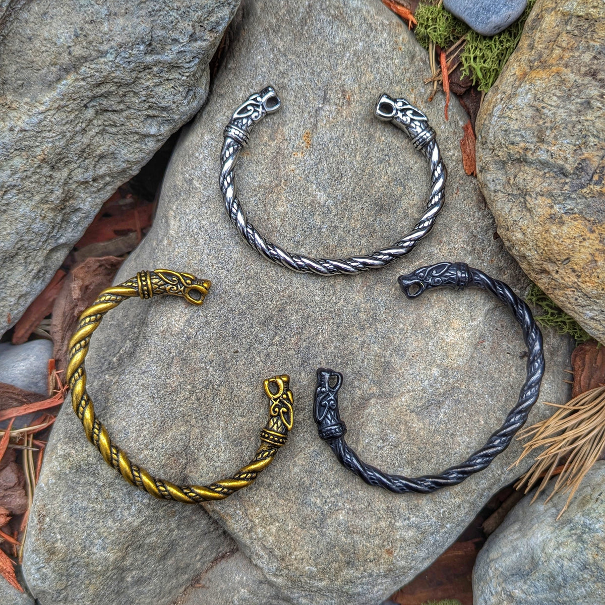 Wolves of Odin Arm Ring - Arm ring - Horns of Odin