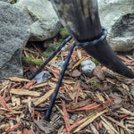 Hand Forged Horn Stand