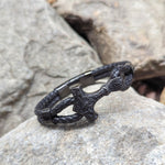 Mjolnir Leather Bracelet - Black - Arm ring - Horns of Odin