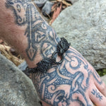 Geri and Freki Aesir Weave Bracelet