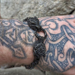 Geri and Freki Aesir Weave Bracelet - Arm ring - Horns of Odin