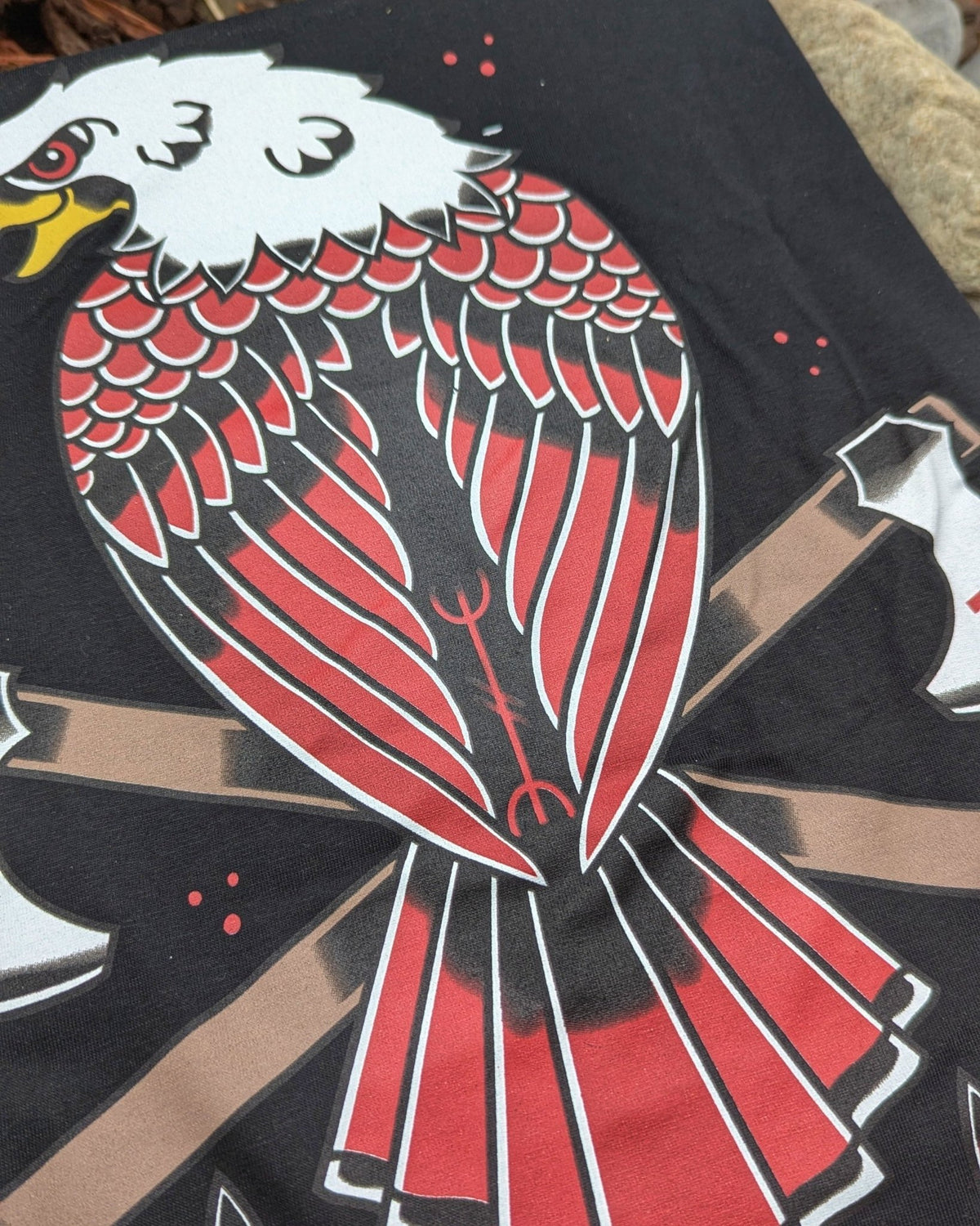 Blood Eagle Tee - Black - T-Shirt - Horns of Odin