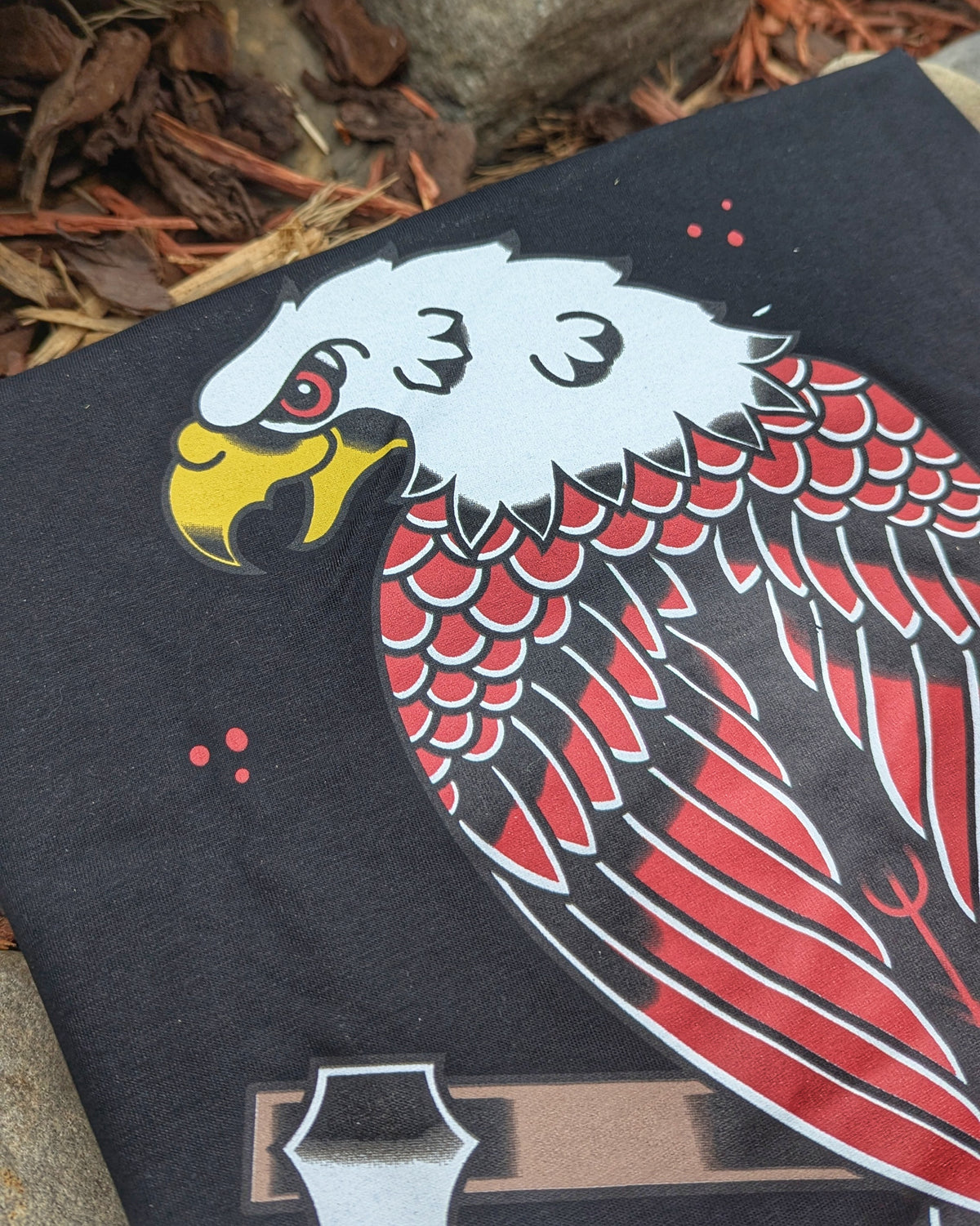 Blood Eagle Tee - Black - T-Shirt - Horns of Odin