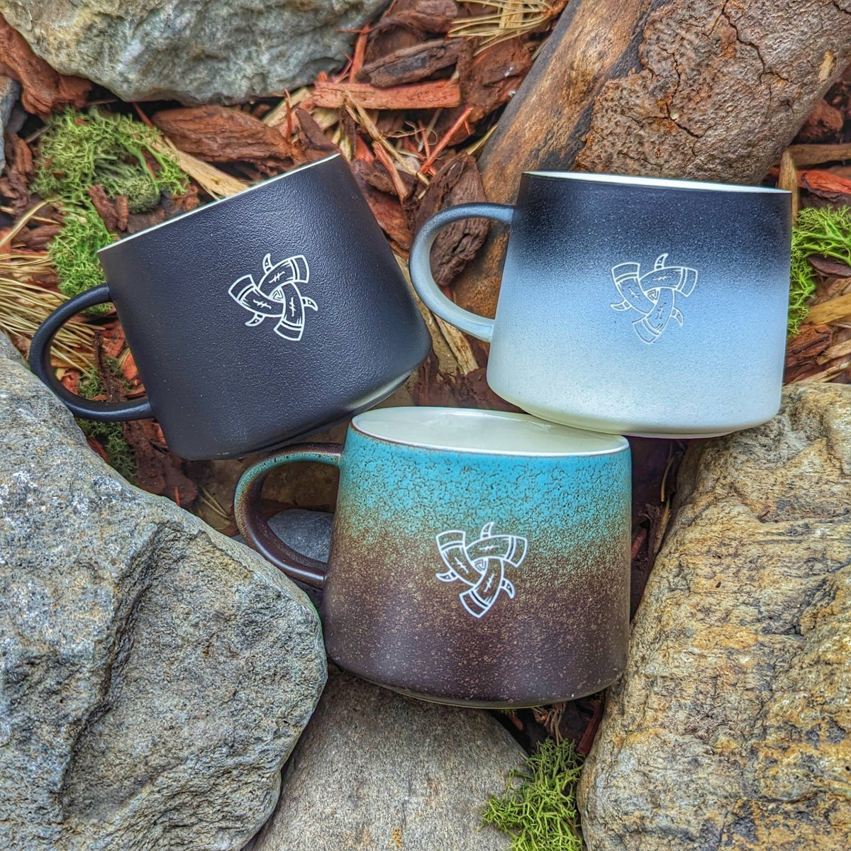 Hel's Mug + Saucer - Mug - Horns of Odin
