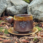 Njordr's Cup + Saucer - Mug - Horns of Odin