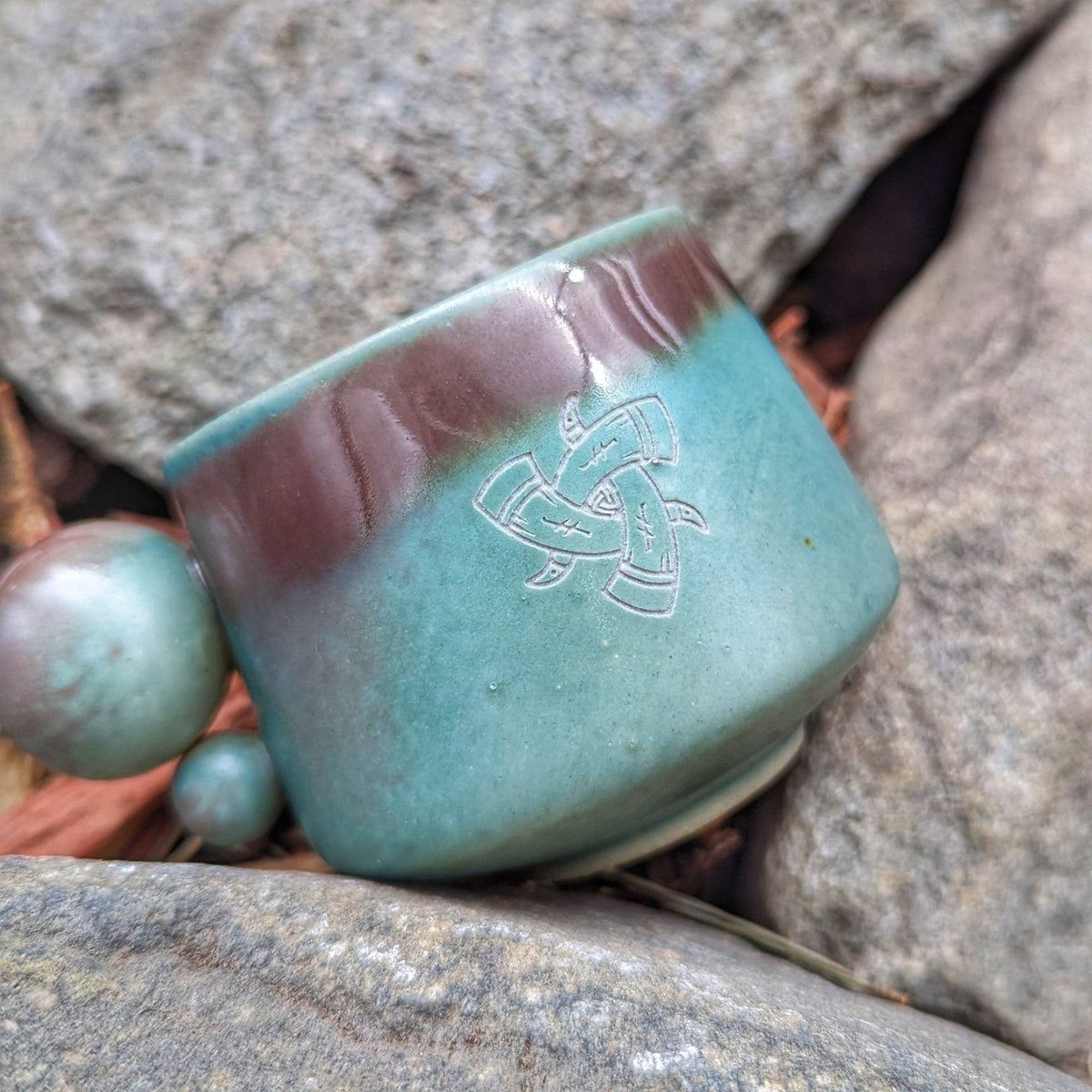 Njordr's Cup + Saucer - Mug - Horns of Odin