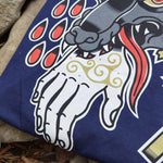 Breaker of Chains - Navy - T-Shirt - Horns of Odin