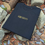 Runic Oversize Tee - Black - T-Shirt - Horns of Odin