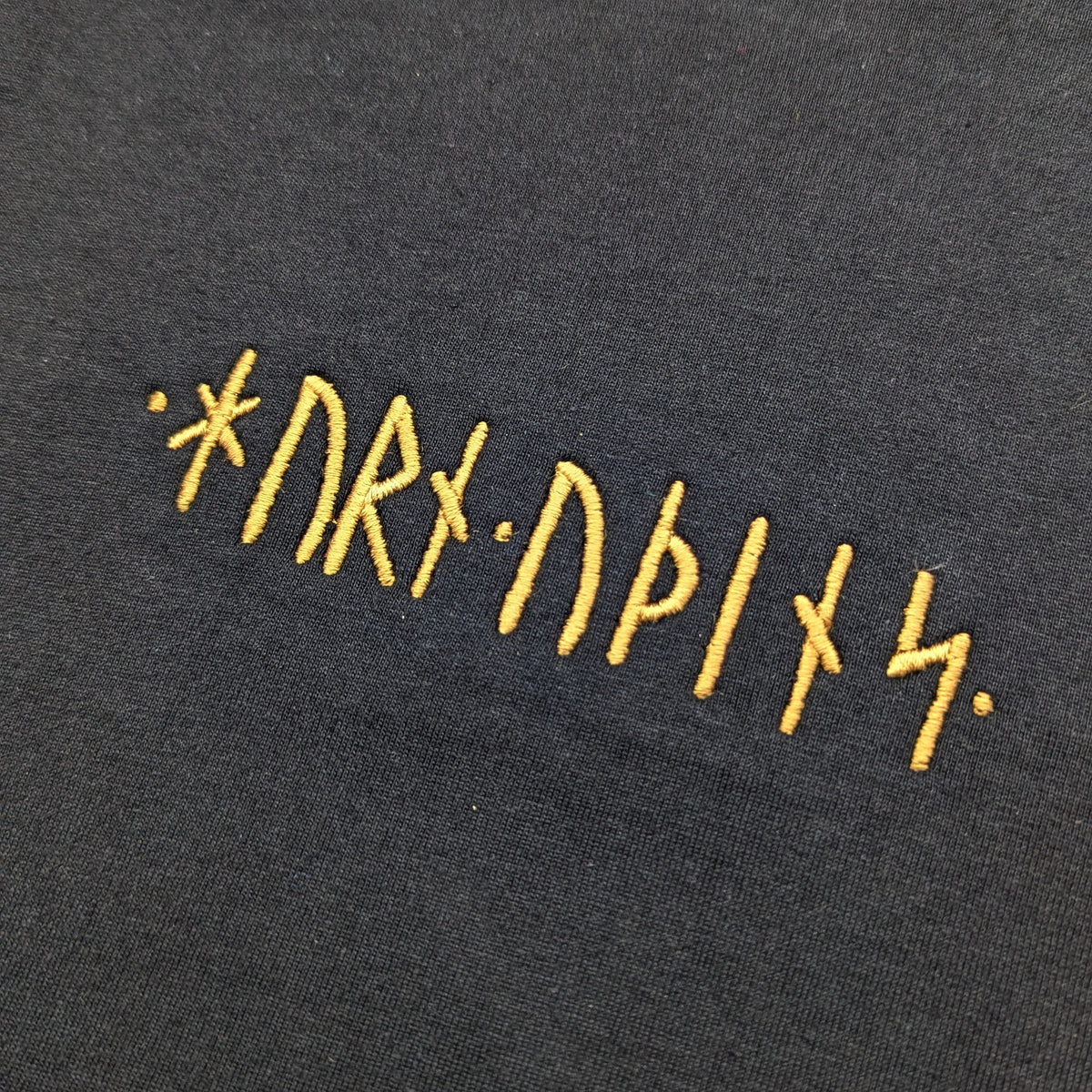 Runic Oversize Tee - Black