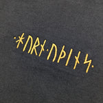 Runic Oversize Tee - Black