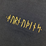 Runic Oversize Tee - Black - T-Shirt - Horns of Odin