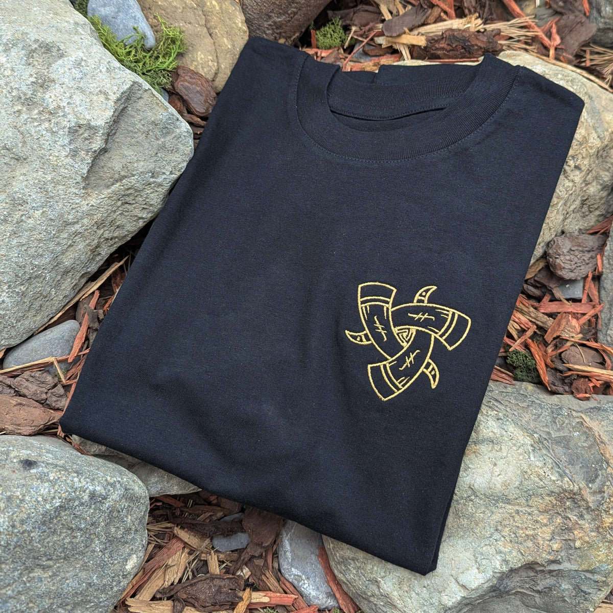 Horns of Odin Oversize Tee - Black - T-Shirt - Horns of Odin