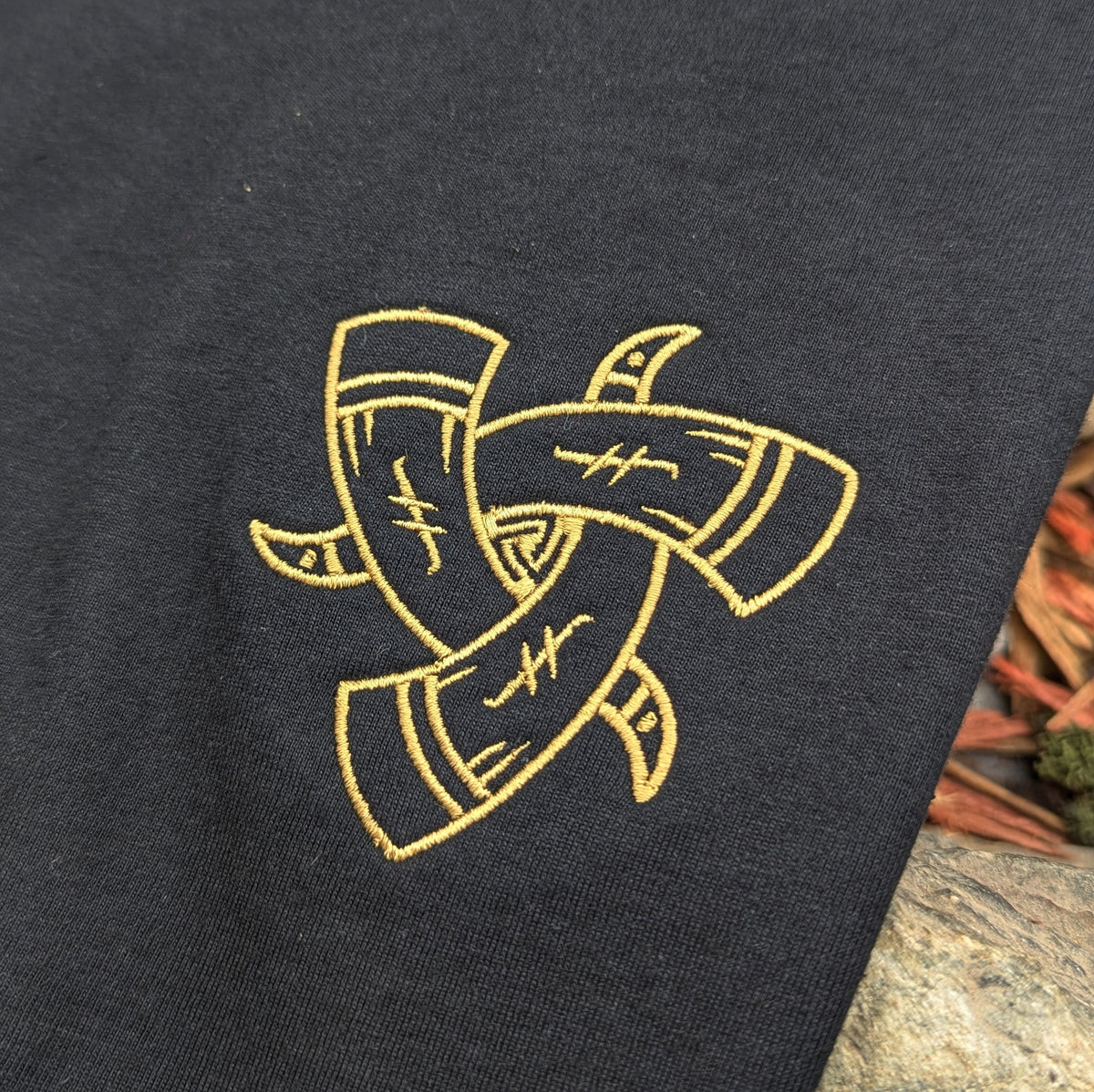 Horns of Odin Oversize Tee - Black - T-Shirt - Horns of Odin