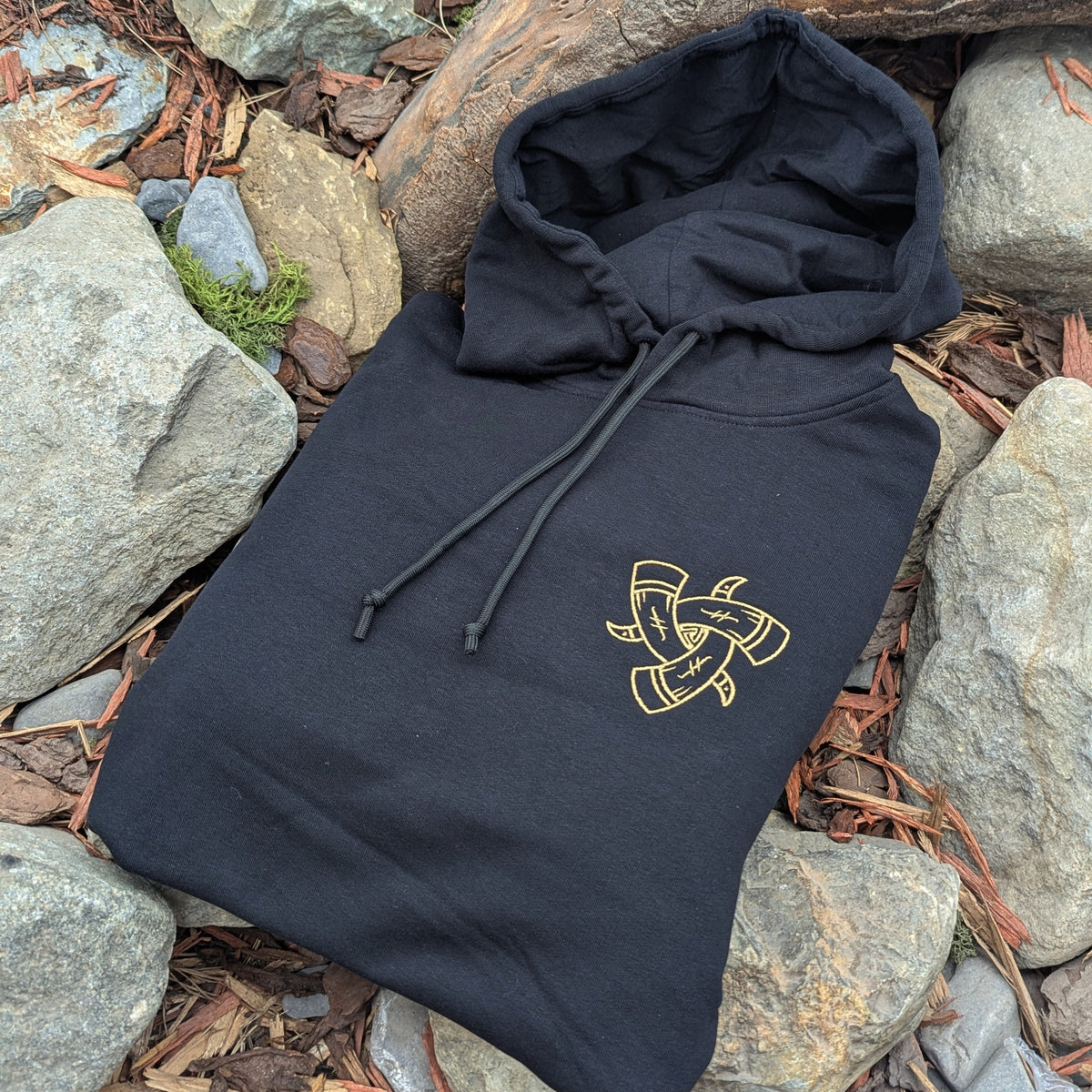 Horns of Odin Hoodie - Black