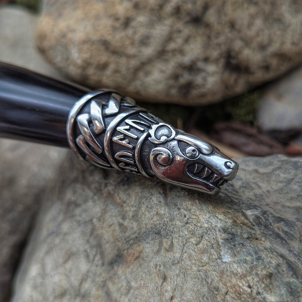 Berserker's Drinking Horn - Brass