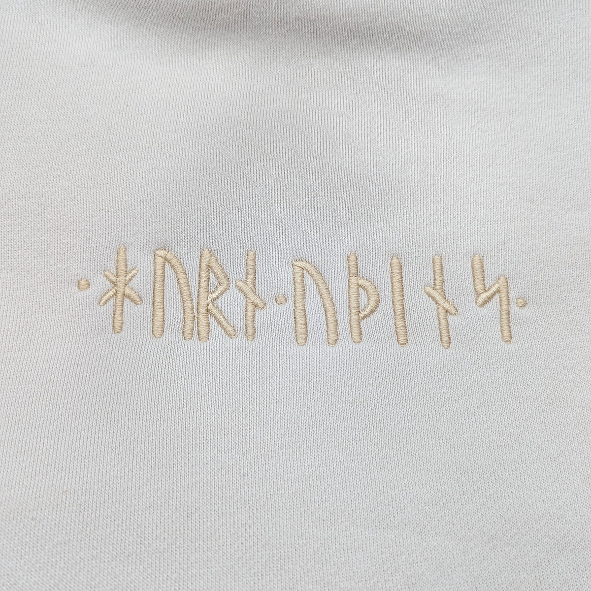 Runic Hoodie - Bone - T-Shirt - Horns of Odin