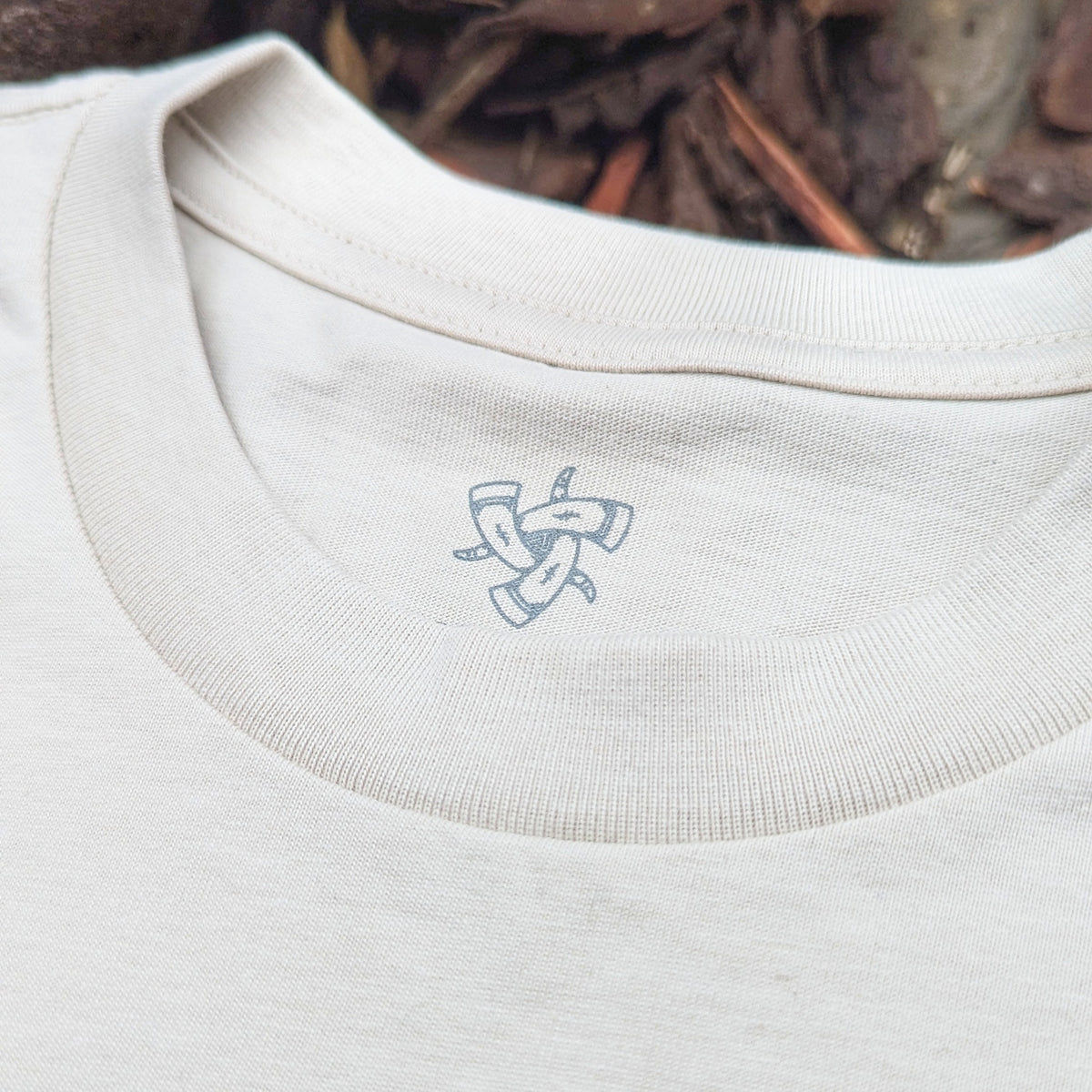 Runic Oversize Tee - Bone