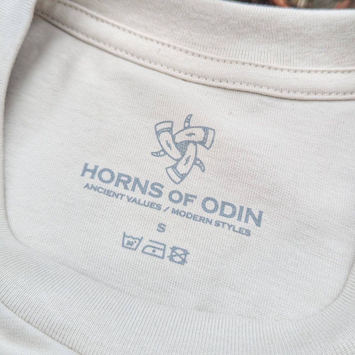 Runic Oversize Tee - Bone