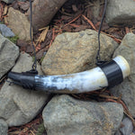 Large War Horn with Shoulder Strap - War horn - Horns of Odin