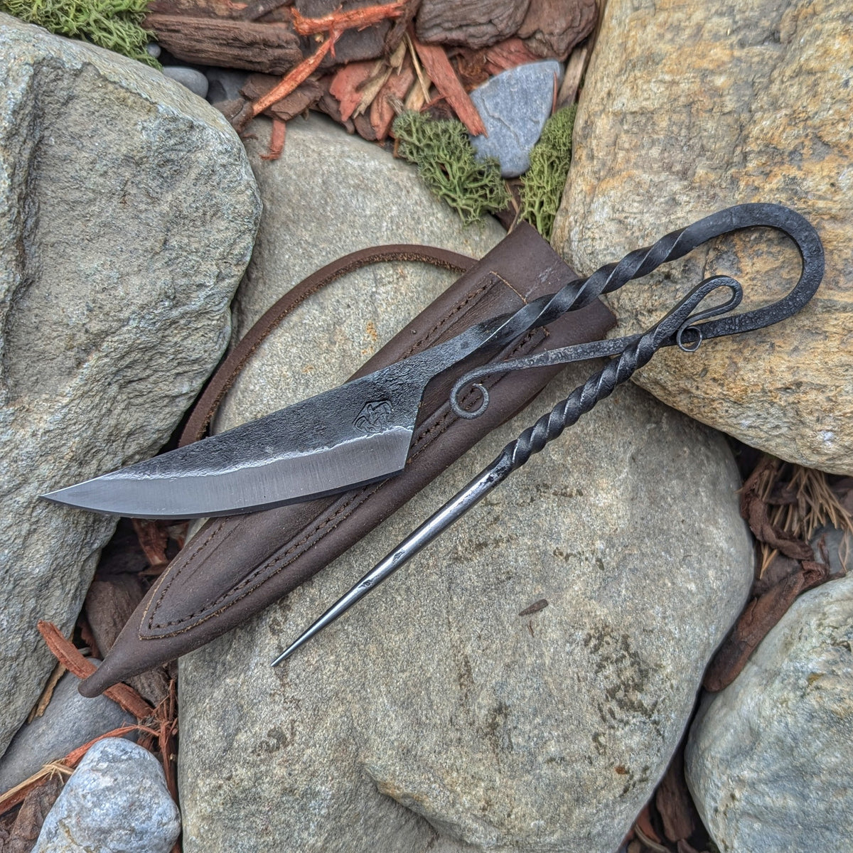 Viking Knife & Eating Spike Set