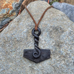 Twisted Mjolnir Pendant - Pendant - Horns of Odin