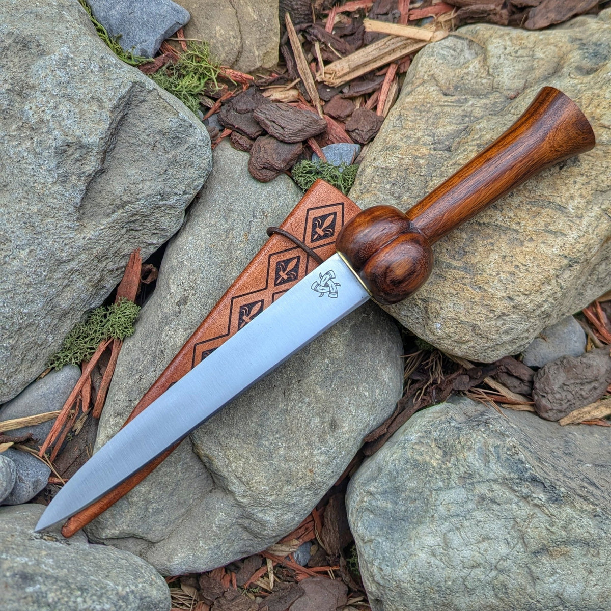 Bollock Dagger - Knife - Horns of Odin