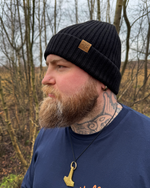 Wanderer's Merino Beanie - Black - Beanies - Horns of Odin