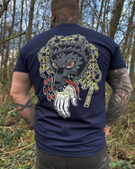 Breaker of Chains - Navy - T-Shirt - Horns of Odin