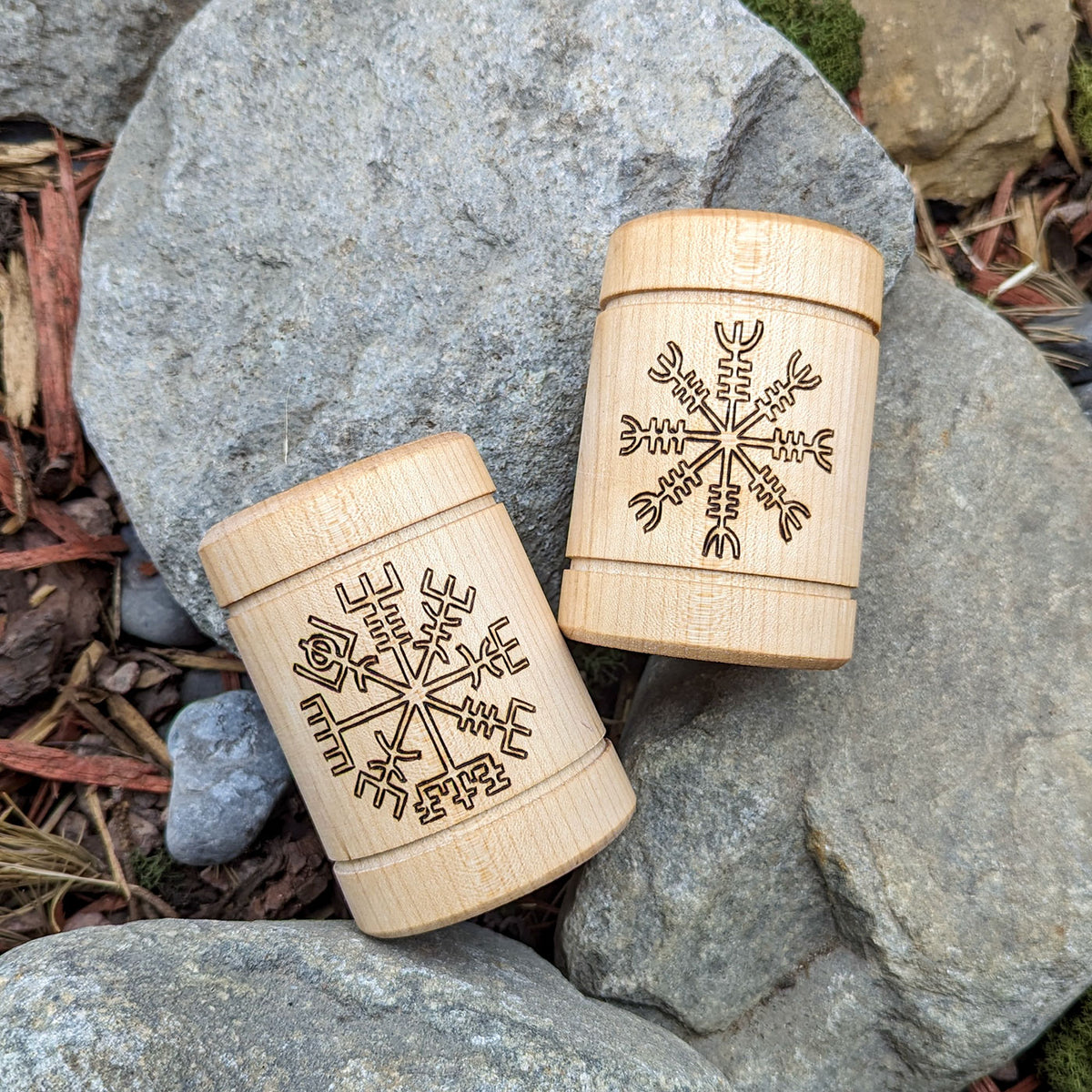 Vegvisir Candle Holder - New Design - Candle Holder - Horns of Odin