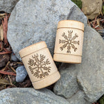 Helm of Awe Wooden Candle Holder - New Design - Candle Holder - Horns of Odin