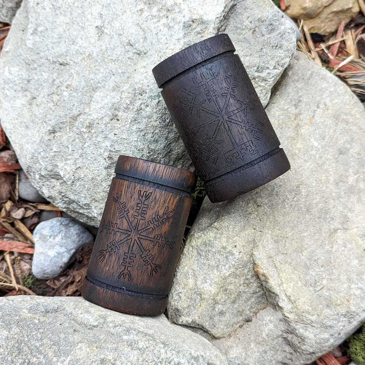 Vegvisir Candle Holder - New Design - Candle Holder - Horns of Odin