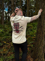 Blood Eagle Tee - Off White - T-Shirt - Horns of Odin