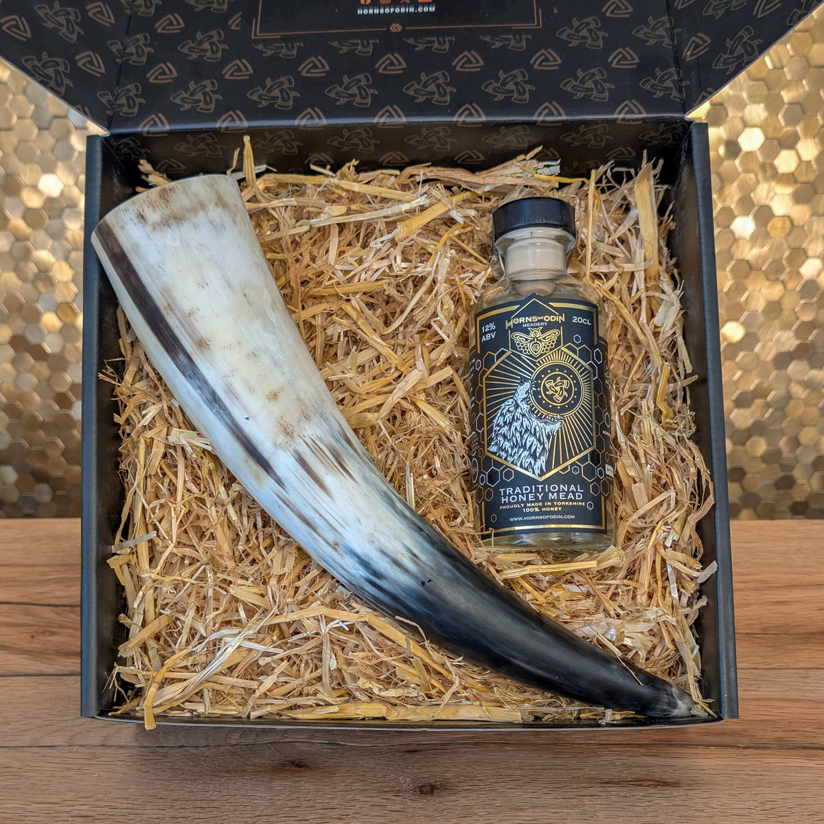 Viking Mead & Horn Gift Box Set