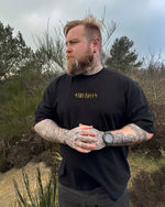 Runic Oversize Tee - Black - T-Shirt - Horns of Odin