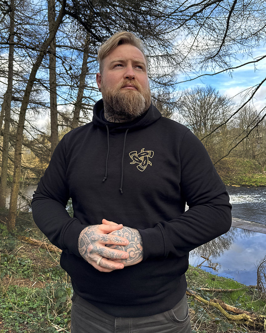 Horns of Odin Hoodie - Black