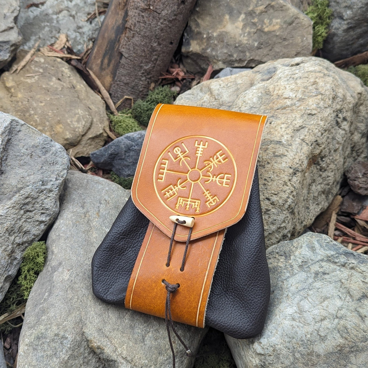 Vegvisir Soft Belt Bag - Belt pouch - Horns of Odin