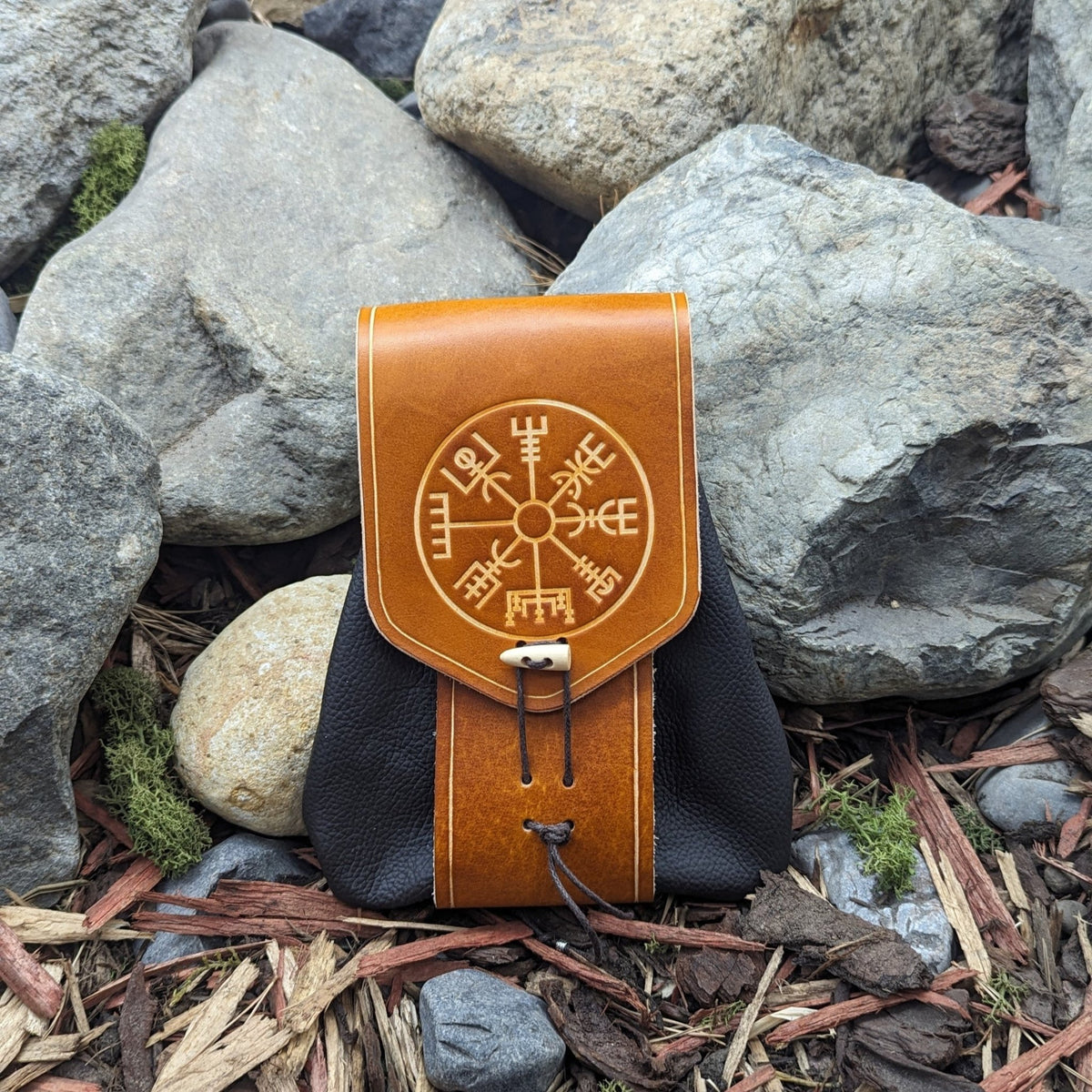 Vegvisir Soft Belt Bag - Belt pouch - Horns of Odin