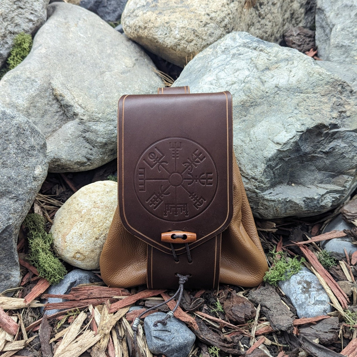 Vegvisir Soft Belt Bag - Belt pouch - Horns of Odin