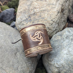 Two-tone Triskele Wrist Bracer
