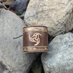 Two-tone Triskele Wrist Bracer