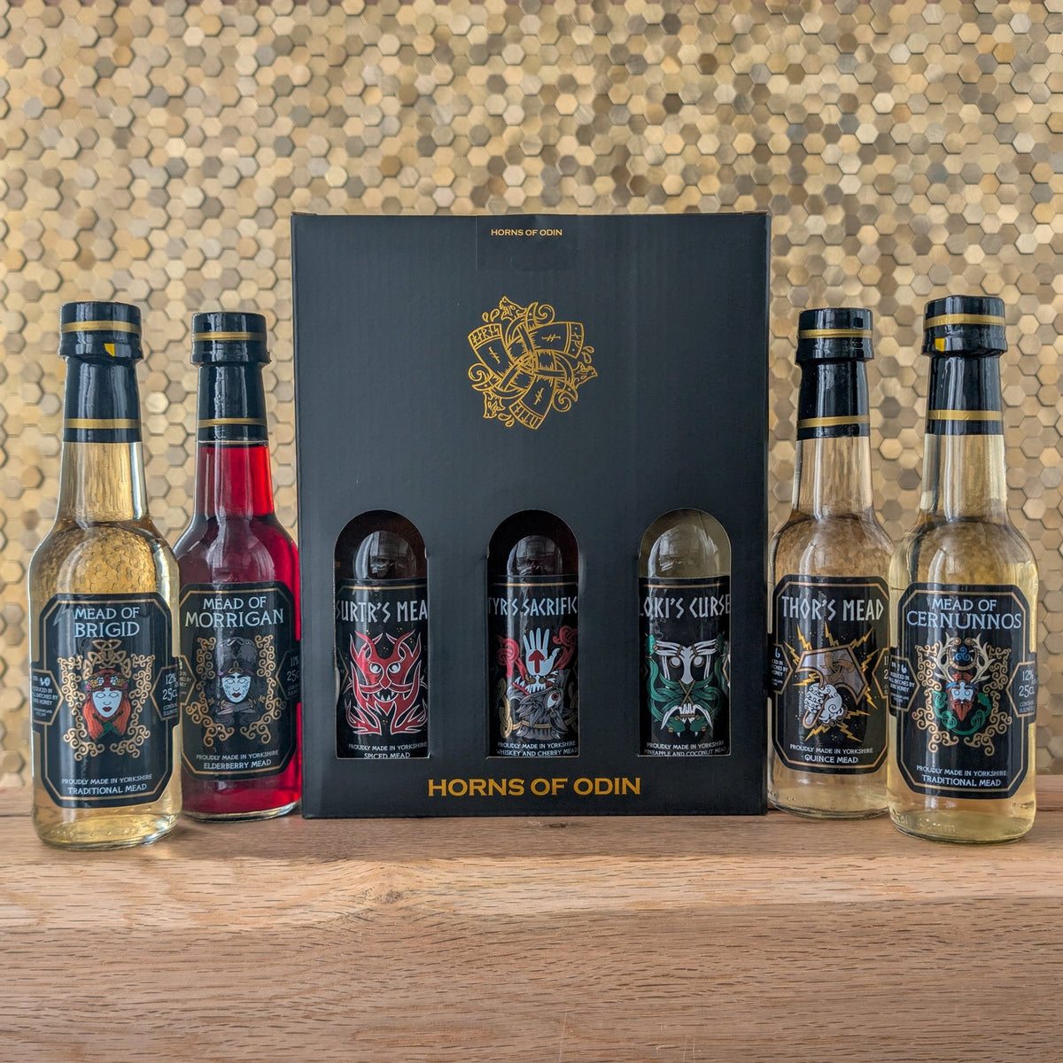 Mead Gift Box | Build Your Own 3 - Bottle Set - Yorkshire Mead Gift Set - Horns of Odin