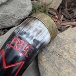 Rune Drinking Horn - A Grade - Axe - Horns of Odin