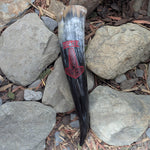 Mjolnir Drinking horn (RED) - name in Runes "Victor" - A Grade - Drinking horn - Horns of Odin