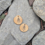 Wooden Bind Rune Pendant