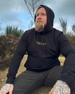 Runic Hoodie - Black - T-Shirt - Horns of Odin