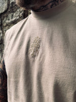 Bindrune Sleeveless - Faded Khaki - T-Shirt - Horns of Odin