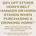 Brass Rim and Braid Drinking Horn - Drinking horn - Horns of Odin
