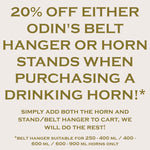 Berserker's Drinking Horn - Brass